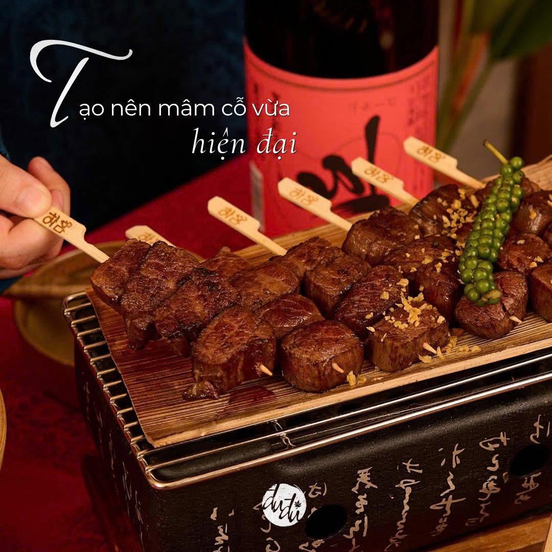 Xiên nướng — mâm cỗ hiện đại